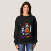 Sweatshirt Happy HalloThanksMas Fall Pumpkin  Penguin (Devant entier)