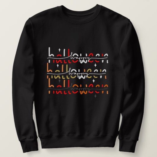 Sweatshirt Happy Halloween masculin (Design devant)
