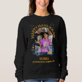 Sweatshirt HAPPY HANOUKKA Custom Photo BUBBA (Devant)