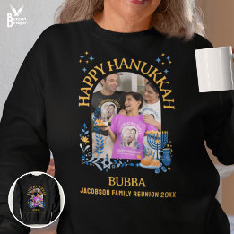 Sweatshirt HAPPY HANOUKKA Custom Photo BUBBA
