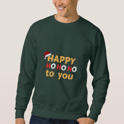 Sweatshirt Happy ho3 (Devant)