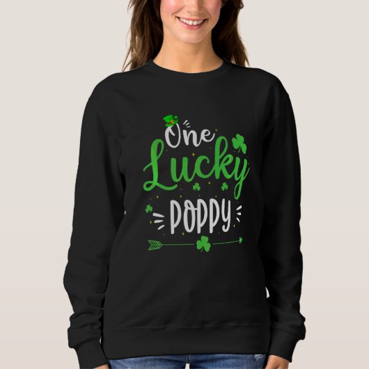 Sweatshirt Happy Jour de la Saint Patrick mignon Un Lucky Cop (Devant)