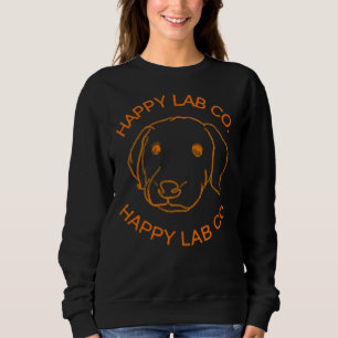 Sweatshirt Happy Lab Orange Lab Puppy Eyes Labrador Labrador