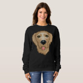 Sweatshirt Happy Lab Retriever Pixel (Devant entier)