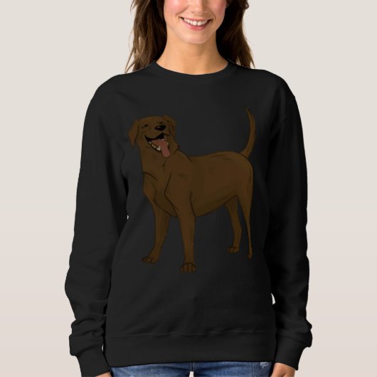 Sweatshirt Happy Little Lab (Devant)