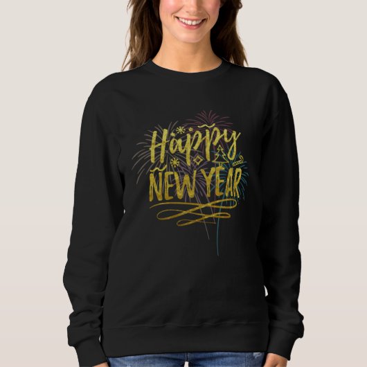Sweatshirt Happy New Year 2022 (Devant)
