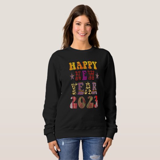 Sweatshirt Happy New Year 2023 (Devant entier)