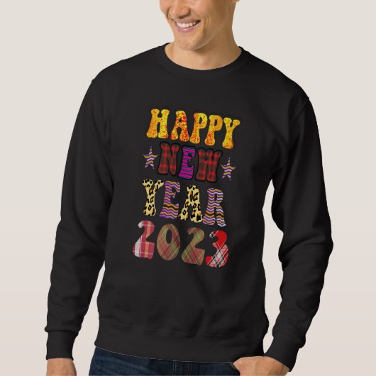 Sweatshirt Happy New Year 2023 (Devant)