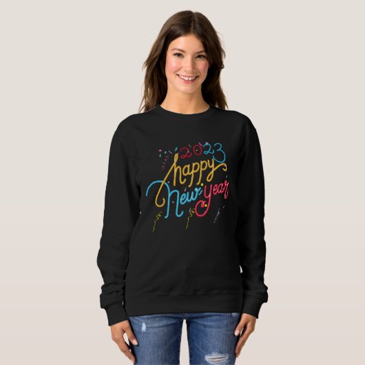 Sweatshirt Happy New Year 2023 (Devant entier)