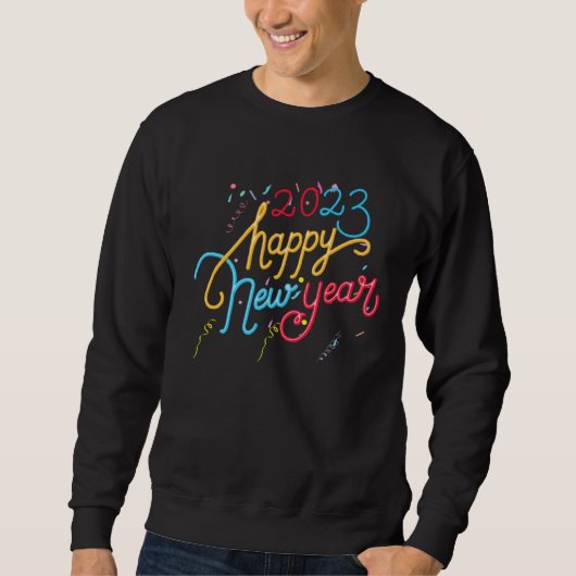 Sweatshirt Happy New Year 2023 (Devant)