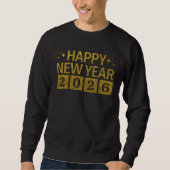 Sweatshirt Happy New Year 2026 (Devant)