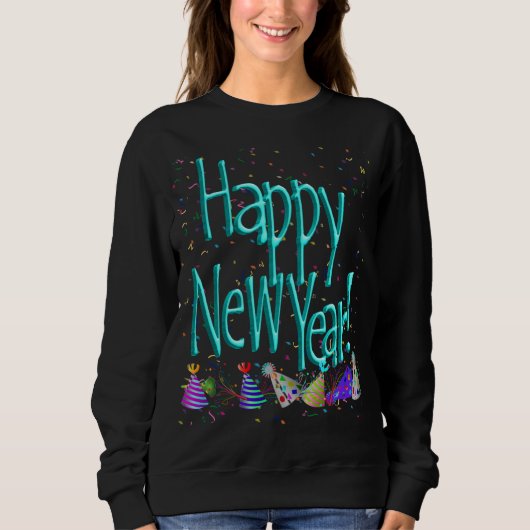 SWEATSHIRT HAPPY NEW YEAR! CHOICES (Devant)