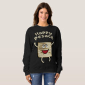 Sweatshirt Happy Pesach Passover Jewish Holiday Hebrew Yiddis (Devant entier)