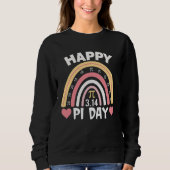 Sweatshirt Happy Pi Day 2023 Mathematic Math Teacher Rainbow  (Devant)