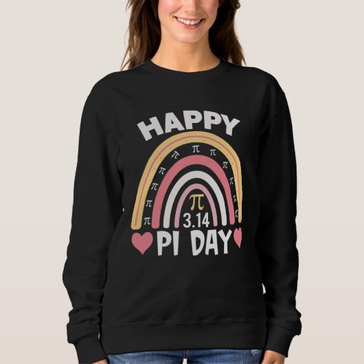 Sweatshirt Happy Pi Day 2023 Mathematic Math Teacher Rainbow  (Devant)