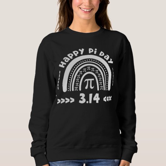 Sweatshirt Happy Pi Day Math Teacher and Students (Devant)