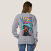 Sweatshirt Happy Rottweiler Dog Mom (Dos entier)