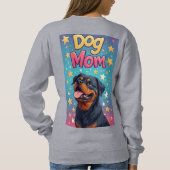Sweatshirt Happy Rottweiler Dog Mom (Dos)