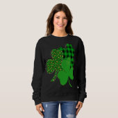 Sweatshirt Happy St Patrick's Day  C Lucky Shamrock Irish (Devant entier)