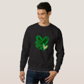 Sweatshirt Happy St Patrick's Day Shamrock,Heart Pajama. Patr (Devant entier)
