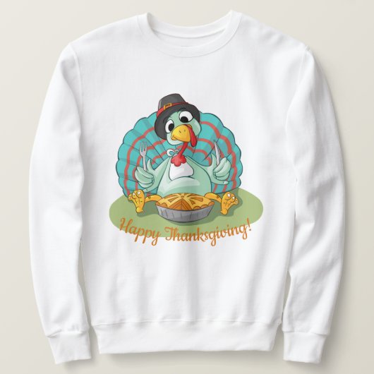 Sweatshirt Happy Thanksgiving (Design devant)