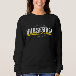 Sweatshirt Happy Trails Horseback Campfires Distressed Campin
