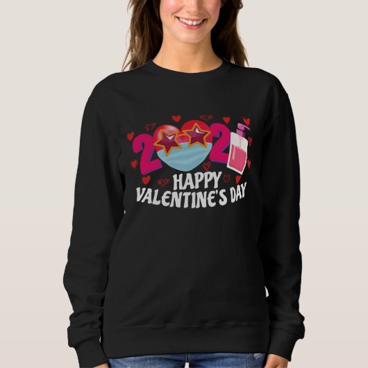 Sweatshirt Happy Valentine Day (Devant)