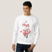 Sweatshirt Happy Valentine’s Day – Romantic Couple (Devant entier)