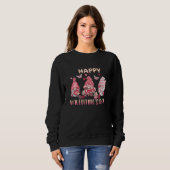 Sweatshirt Happy Valentine's Day  Love Gnome Valentine's Day  (Devant entier)