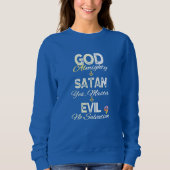 Sweatshirt HappyWorkT DIEU ET SATAN FLOW CHART FOTH FAIL (Devant)