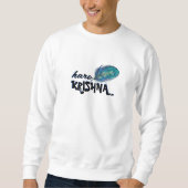 Sweatshirt "Hare Krishna" Peacock Feather Hindu (Devant)