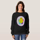 Sweatshirt Harmonie Soins Pour Ours Sourire Costume Fleur Hal (Devant entier)