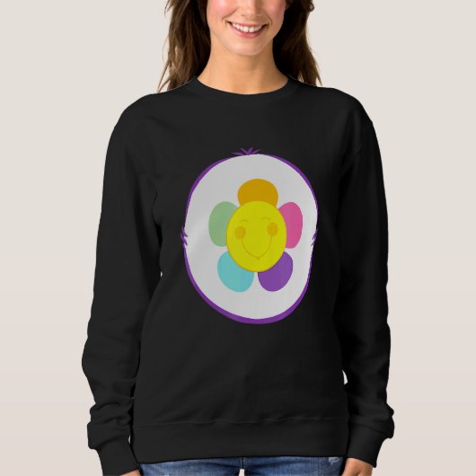 Sweatshirt Harmonie Soins Pour Ours Sourire Costume Fleur Hal (Devant)