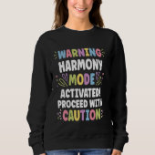 Sweatshirt HARMONY Personalized Name Funny Cute Custom HARMON (Devant)