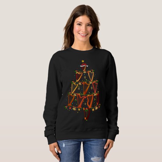 Sweatshirt Harp Christmas Tre (Devant entier)