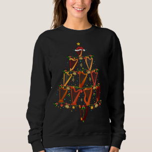 Sweatshirt Harp Christmas Tre