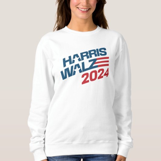 Sweatshirt Harris Walz Élection 2024 (Devant)