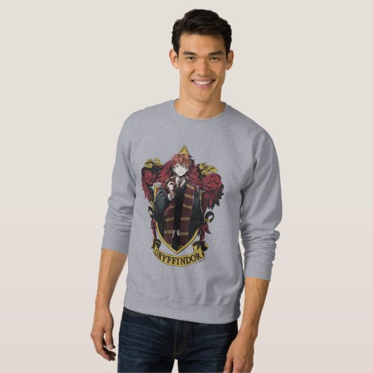 Sweatshirt HARRY POTTER™ | Anime Ron Weasley House Crest (Devant entier)