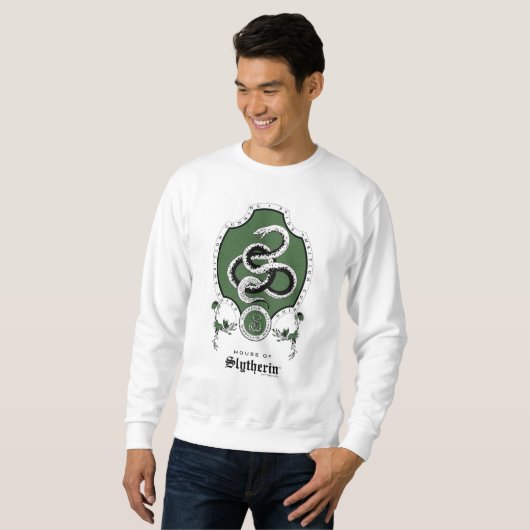 Sweatshirt HARRY POTTER™ | Délicat croquis SLYTHERIN™ Crest (Devant entier)