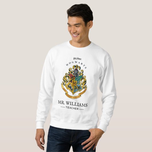 Sweatshirt Harry Potter Enseignant | Cimier de Poudlard - Cou (Devant entier)