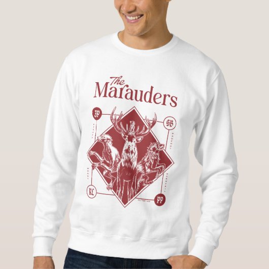 Sweatshirt HARRY POTTER™ Les Marauders Animagus Graphisme (Devant)