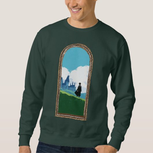 Sweatshirt HARRY POTTER™ Surplombant le château HOGWARTS™ (Devant)
