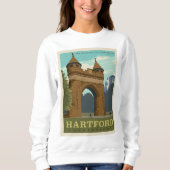 Sweatshirt Hartford, CT (Devant)