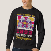 Sweatshirt Hatched in 1982 Aged to Perfeggtion (Devant)