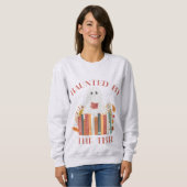 Sweatshirt Haunted by the TBR (Devant entier)