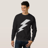 Sweatshirt haut de gamme noir et blanc (Devant entier)