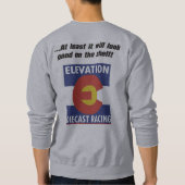 Sweatshirt Hauteur Diecast Racing - Long Manche 02 (Dos)