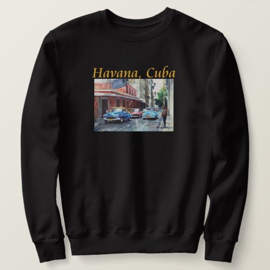 Sweatshirt Havane Cuba Floridita Art (Design devant)