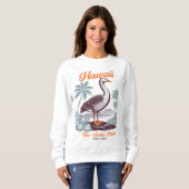 Sweatshirt Hawaii Aloha State Tropical Goose (Devant entier)