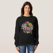 Sweatshirt Hawaii Lover with Hawaii Flowers Hawaiian (Devant entier)